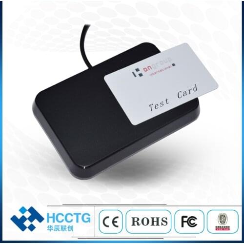New Plug-and-Play RFID USB EMV NFC Smart Card Reader with 4 SAM Slots HD8N