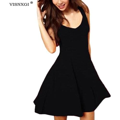 Летние платья мини VISNXGI China At AliExpress