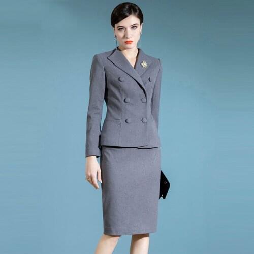 High End Professional Suit Autumn New Style President Temperament Goddess Fan Formal Dress Celebrity Slim Suit Skirt
