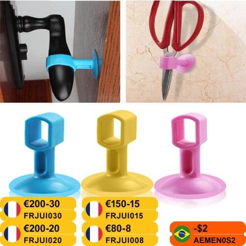 2PCS Silicone Door Stopper Protection Plug Silencer Crash Pad Anti Collision Door Lock Handle Silencer Crash Pad For Household