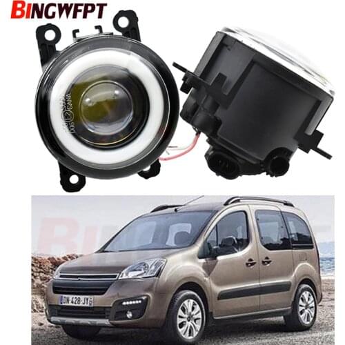 1pair (Left+Right) Angel Eye H11 LED Fog Lights For Citroen berlingo C3 C4 C5 C6 C-Crosser Xsara Picasso