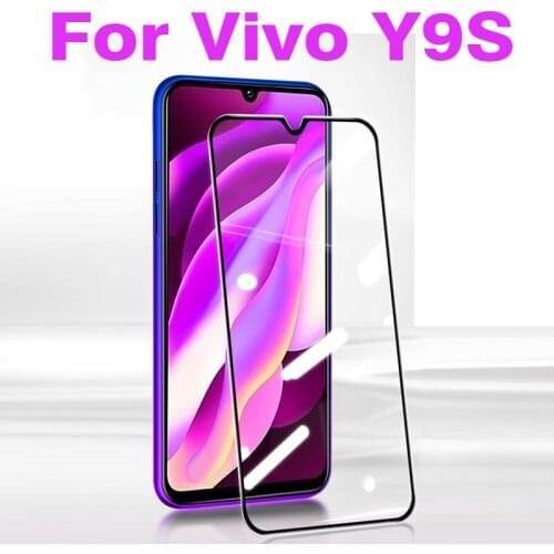 2PCS 3D Full Glue Tempered Glass For Vivo Y9S Full Screen Cover 9H Screen Protector Film For Vivo Y9S