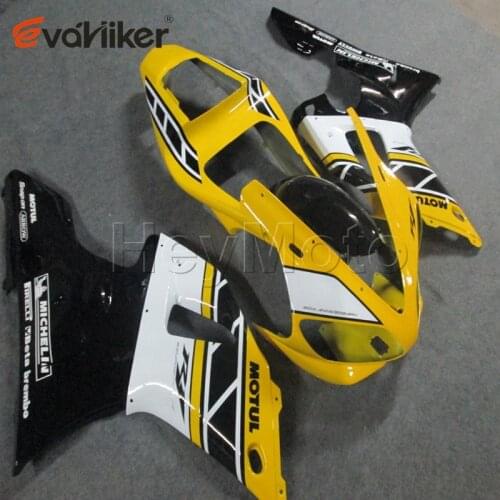 ABS Plastic Bodywork Set for YZFR1 2000 2001 yellow YZF R1 00 01 motorcycle Fairing hull H2