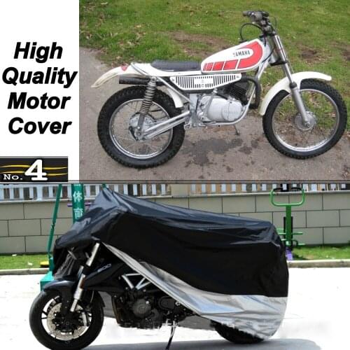 MotorCycle Cover For YAMAHA TY80 WaterProof UV Sun Dust / Rain Protector Cover Made of Polyester Taffeta