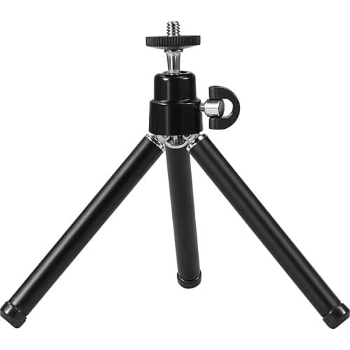 M6 Mini Tripod Aluminum Metal Lightweight Tripod Stand Mount For Digital Camera Webcam Phone DV Tripod