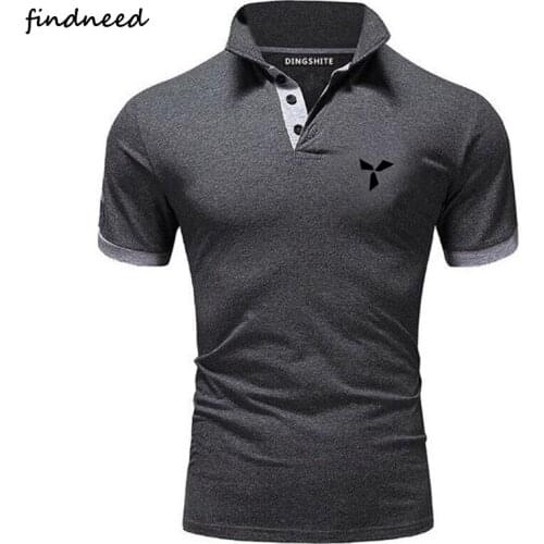 Men Clothing Summer Polo Shirts Short Sleeve Shirt Menswear Casual Slim Polo Shirt Top Solid Color Business Shirts for Men Tee
