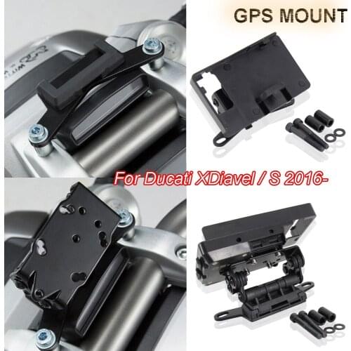 For Ducati XDiavel XDiavel S 2016-2021 2020 NEW Motorcycle Accessories GPS mount Phone Holder Windshied Mount Navigation Bracket