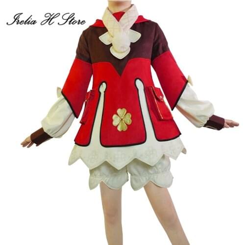 New Game Cosplays Genshin Impact Klee Cosplay Costume Halloween costumes Christmas gift