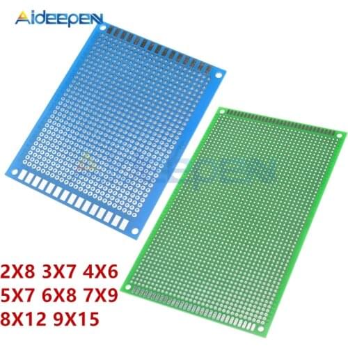 Universal Double-sided Tin Plated Board 4X6 5X7 7X9 8X12 2X8 3X7 9X15 6X8 Electronic Soldering PCB Circuit Board For Arduino