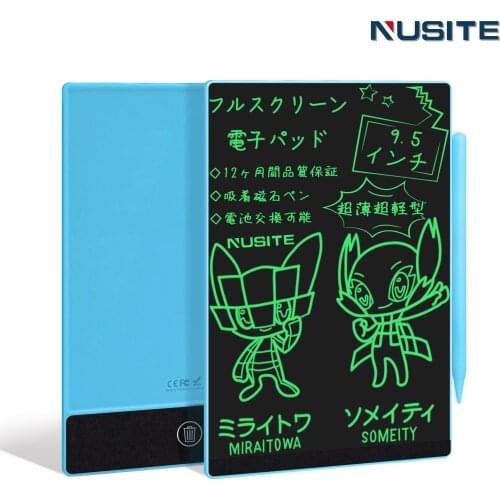 New LCD Writing Tablet 9.5Inch Full Screen With Magnet Color Dooldle Graffiti Drawing Board Personalized Gift For Office&School