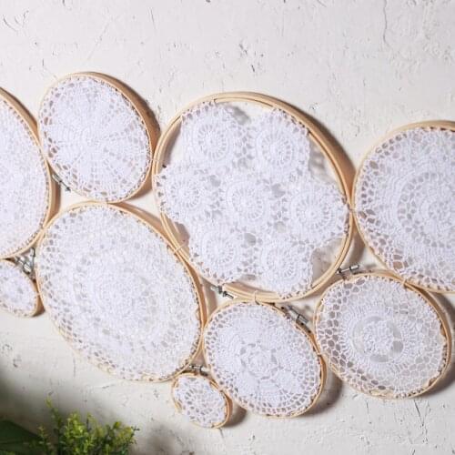 Hand Woven Macrame Wall Decor Bohemian Style Home Decor Nordic Macrame Dream Catcher Window Decoration