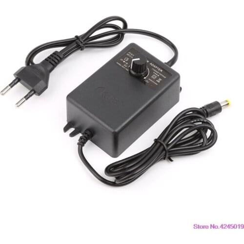 New Adjustable Power Supply Adapter For Motor Speed Controller 3-12V 2A EU Plug