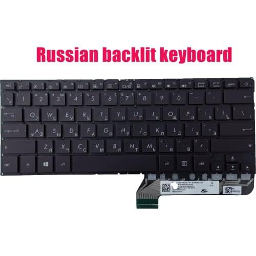 Russian keyboard for Asus ZenBook UX430U UX430UA UX430UQ UX430UN UX430UAR 0KNB0-2627RU00 0KNB0-212CRU00