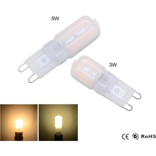 NEW LED G9 Lamp 3W 5W 220V G9 LED Light SMD2835 LED Bulb Fast Heat Dissipation Crystal Chandelier Lights Replace Halogen Lamps