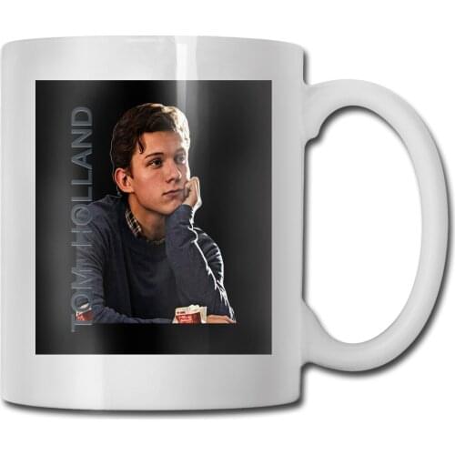 Tom Holland Tom Holland Actor Cute Aesthetic Brand New Good Quality Print Vintage Middle Aged Mug Cup