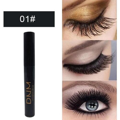 Silk Fiber Mascara Natural Long Thick Curling Eyelash Not Blooming Mascara can CSV