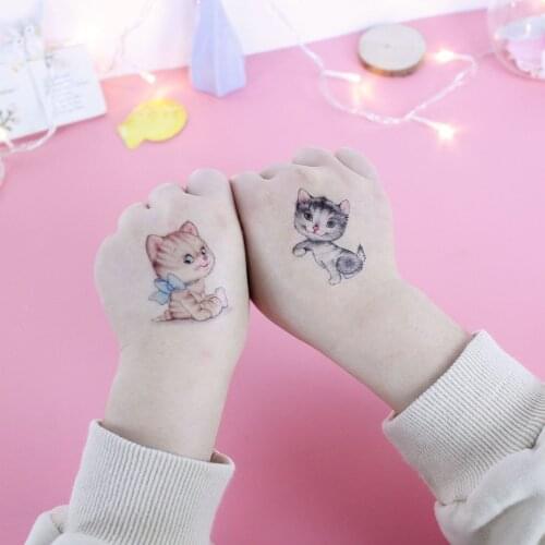 20Pcs/Set No Repeat Temporary Tattoo Stickers Waterproof Tattoos for Women Cute Arm Clavicle for Body Art Hand Foot Girl Kids