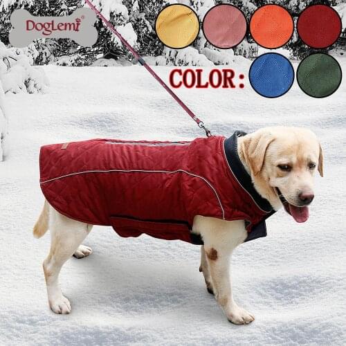 Winter Pet Dog Clothes Pet Warm Jacket Coat Dog Clothing Outfit Vest For Small Medium Large Dogs