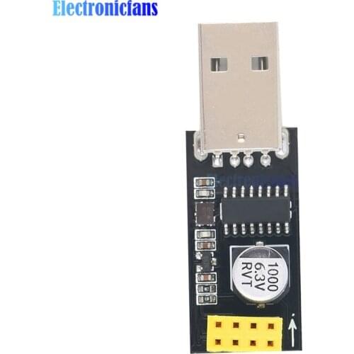 10PCS CH340 USB to ESP8266 Serial Wireless Wifi Module Adaper Board CH340 ESP-01 Development Microcontroller For Arduino