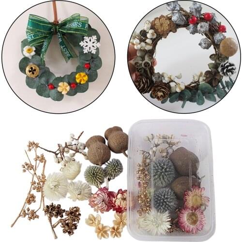 2 Box Real Dried Flowers Dry Plants for Aromatherapy Candle Epoxy Resin Pendant Necklace Jewelry Making Craft DIY Accessories