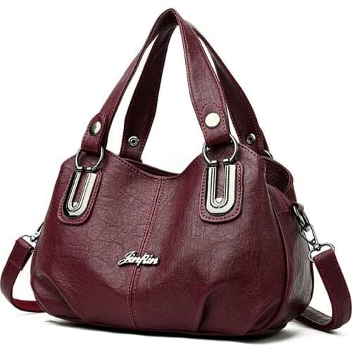 2020 Luxury Handbags Women Bags Designer New Vintage Soft Leather Handbags Women Bolsa Casual Tote Bag Female Shoulder Bag Sac