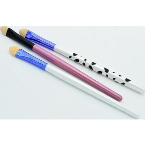 3pcs/Lot Makeup Brush Set Kit Sponge Cosmetic Wool Fiber Eye Shadow Lip Brush High Quality Wand Brush without Cosmetic Puff