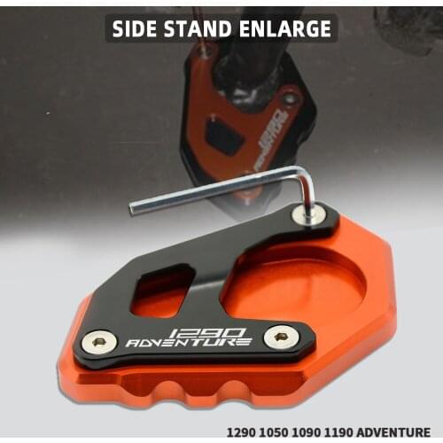 Motorcycle Accessories Kickstand CNC Foot Side Stand Extension Pad For Adventure 1290 1050 1090 1190 Adventure all years
