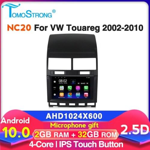 Tomostrong 2GB+32GB car multimedia player for VW Touareg Multivan T5 2004-2011 gps navi stereo with BT WIFI 2.5D screen