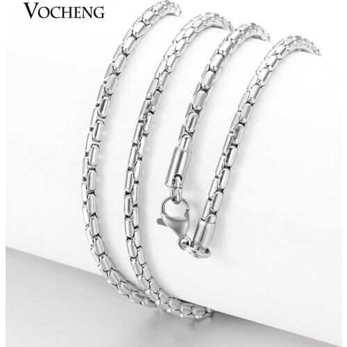 10pcs/lot 316 Stainless Steel Chain Necklace and Bracelet Jewelry Accessories Multi Sizes with Lobster Claw Clasps S-011*10