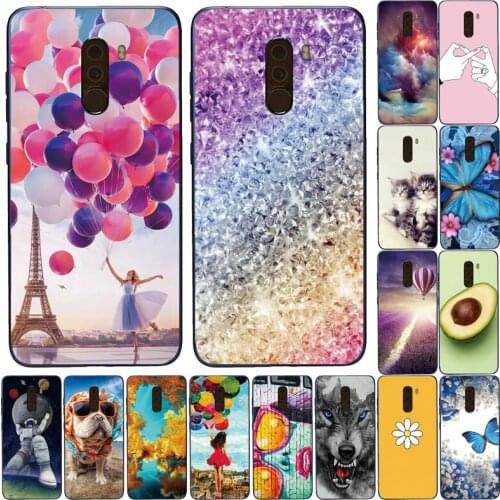 For xiaomi Pocophone F1 Case for xiaomi Poco F1 Case Silicone Soft TPU Phone Case For xiaomi Pocophone F1 Global Case Cover