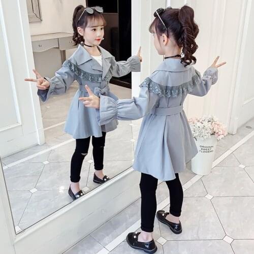 Cutyome Trench Coats For Girls