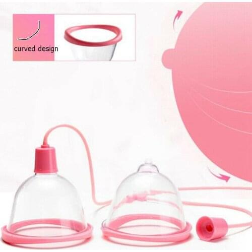 Electric Double Cup Breast Massager Enlargement Pump Butt Lifter For Women Vacuum Cupping Body Suction Pump Enhace Massage