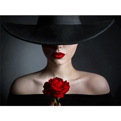 GATYZTORY Framed Oil Painting By Numbers Diy Framed On Canvas Home Decoration Women Figure Picture By Number Home Decor