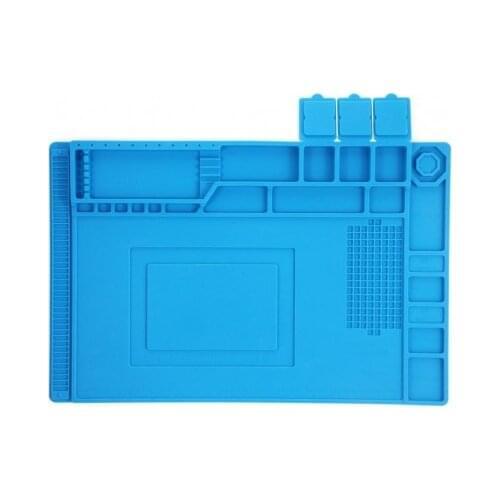 TE-501 Magnetic ESD Heat Insulation Repair Mat Iron Phone Computer Heat-resistant Silicone Pad Insulator