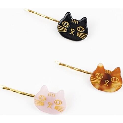 Cute cat hairclips hairpins barrettes hair clips headwear hair accessories