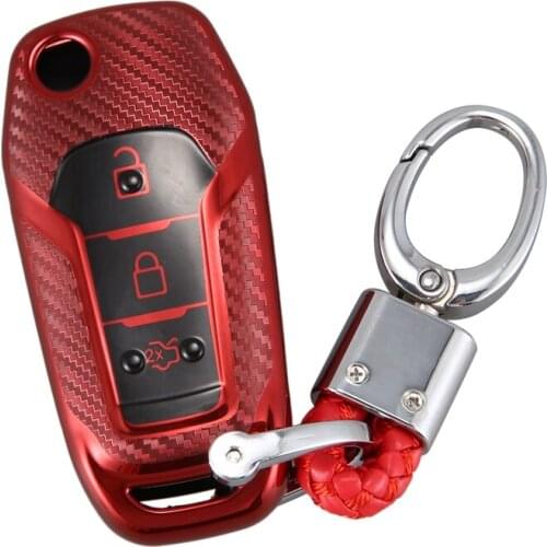 Soft TPU Car Key Chain Covers Case Accessories Cap Holder for Ford Fusion Fiesta Escort Mondeo Everest Ranger