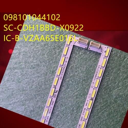 2pcs new led backlight strip for W65L 098101044102SC-CDH1BBD-X0922 IC-B-VZAA65E016L