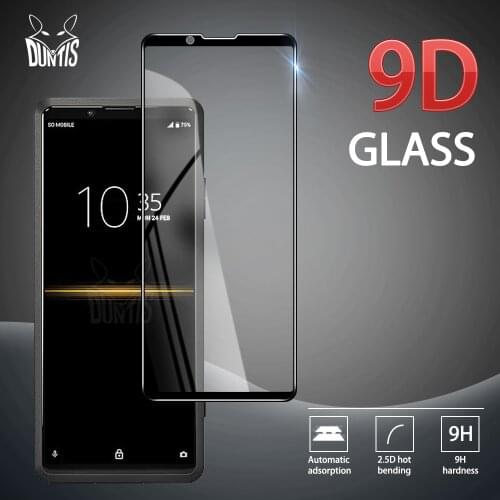 New 9D Tempered Glass For Sony Xperia Pro 10 / 5 / 1 II Full Cover Screen Protector tempered glass For Sony 10 5 1 glass film