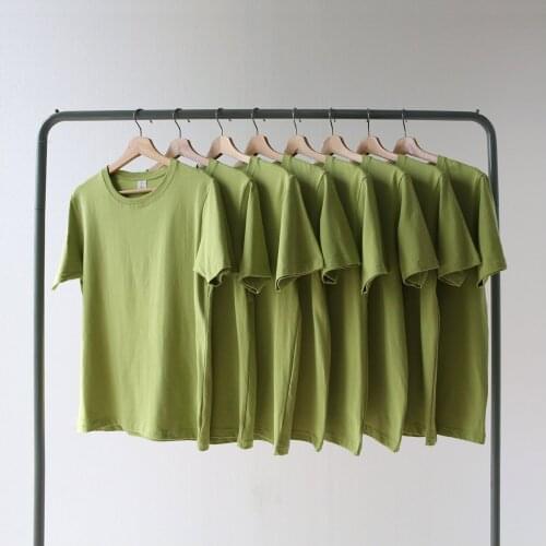 Couples Women And Mens T Shirts Plus Size Boyfriend Style Short Sleeve Cotton T Shirt Army Green Tops For Women Summer Tees