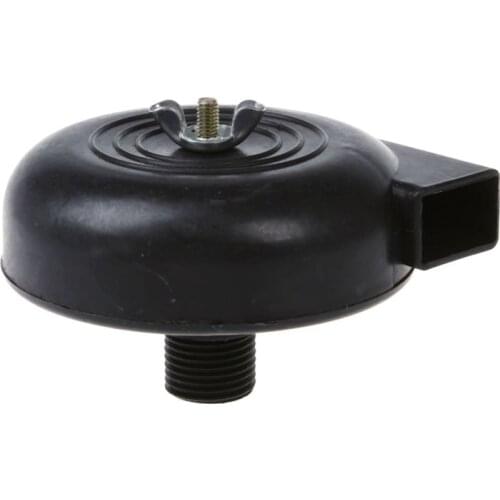 PT 1/2, male, black plastic compressor air filter
