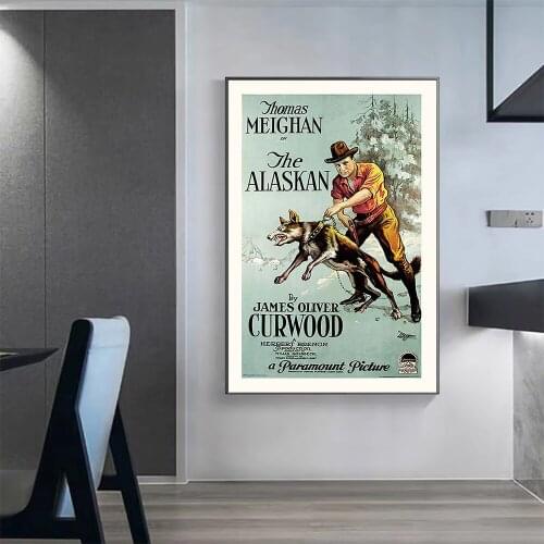 V0303 The Alaskan Vintage Classic Movie Wall Silk Cloth HD Poster Art Home Decoration Gift