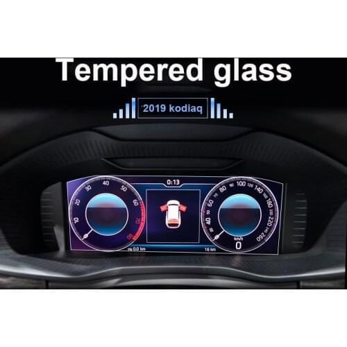 For Skoda kodiaq Karoq 2017 2018 2019 2020 Car Dashboard Protective Film TPU LCD Screen Protector dash panel tempered Glass