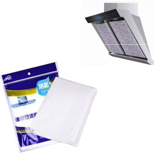 12pcs/set Universal Use Kitchen Absorbing Paper Non-woven Anti Oil Cotton Filters Cooker Hood Extractor Fan Filter Non-woven