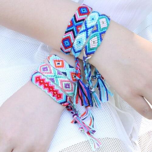 2020 Luck Rope Bracelets For Women Nepal Handmade Braided Rope Chain Bracelet Pulseira Femme Retro Ethnic Jewelry Accesories