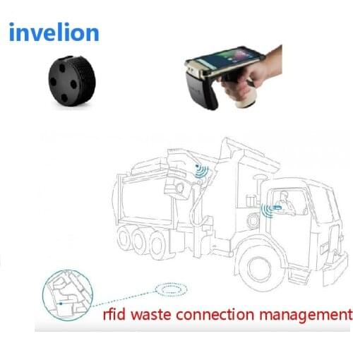 860-960mhz passive UHF RFID Waste Bin tag iso18000-6c for Smart waste container management