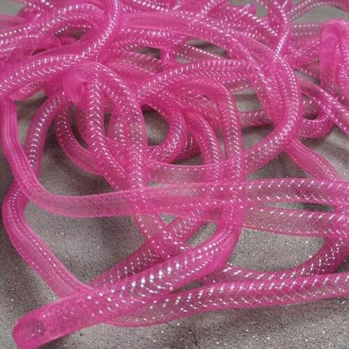 Elastic Tube Handmade Accessories Designer Fabric Rose red DIY Free Twist Modeling Decor Background Creative Fashion Show