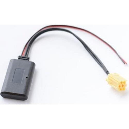 Car Bluetooth AUX Adapter Wireless Stereo Radio AUX-IN Cable For Smart ForTwo 451 5351