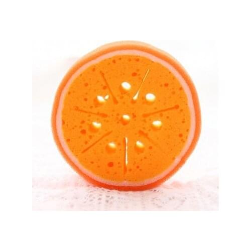 BF050 Lovely fruit strong decontamination sponge to wipe microfiber cloth/cotton washing the dishes sponge wipe15.5*9.5*3.5cmcm