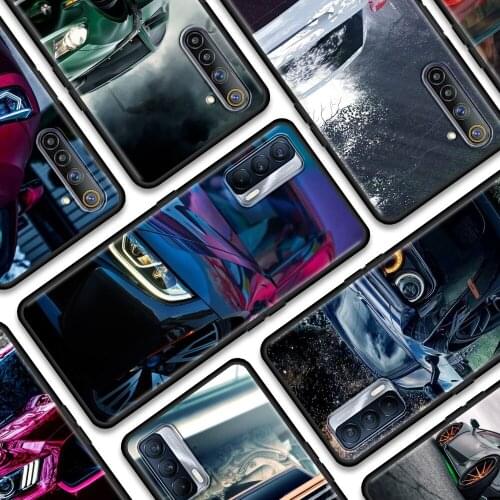 Shell For Oppo Realme 8 Pro Case Realme GT XT X3 X2 Q3 5 6 6i 7 Pro C15 C21 Soft Cover Mens sports car