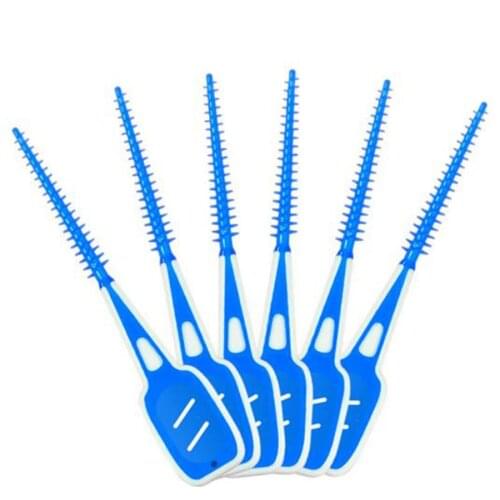 Eco Friendly New Novelties Full Silica Gel Interdental Brush For Teeth Toothpicks Cleaning Tool Gentle For Children Multiple Use